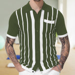 Men's Summer Black Striped Sweater Top - Heritage cosmetics and beauty care