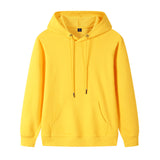 Autumn Pure Cotton Solid Color Blank Hoodie Sports Meeting Hoodie Sweatshirt