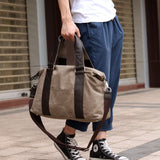 Fashion Men's Retro Canvas Out Luggage Business Travel Handbag - Heritage cosmetics and beauty care