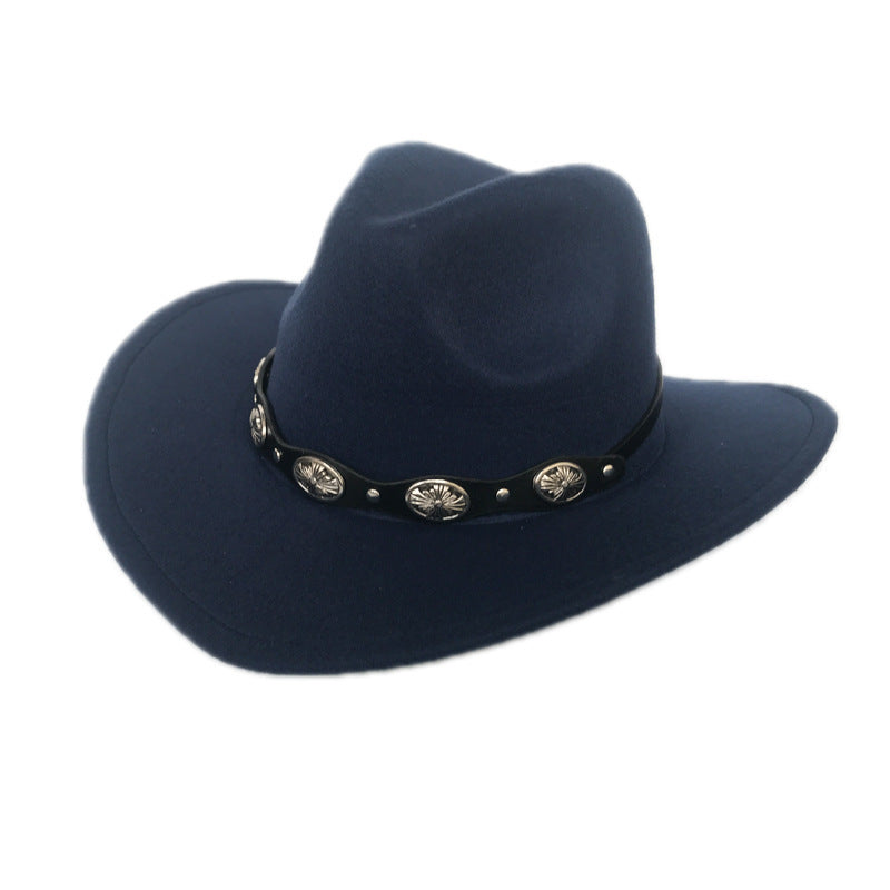 Punk Style Cowboy Hats And Felt For Men And Women - Heritage cosmetics and beauty care