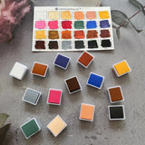 24 Color Skin Tone Solid Watercolor Pigment - Heritage cosmetics and beauty care