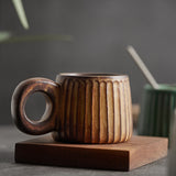 Stoneware Coffee Cup Creative Handmade Retro