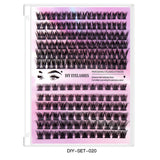 Segmented Hairy Fishtail Wheat Lazy Trilogy False Eyelashes - Heritage cosmetics and beauty care