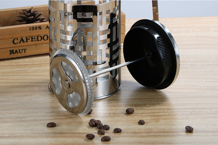 Stainless Steel French Presses Coffee Maker Filter Cup Heritage cosmetics and beauty care