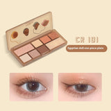 Resin Eight Colors Eye Shadow Plate Girl Student Makeup - Heritage cosmetics and beauty care