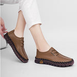 Women Loafers Shoes Soft Leather Flats - Heritage cosmetics and beauty care