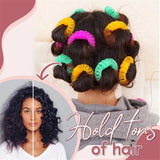 Donut Hair Rollers Magic Sticks Hair Natural Curlers Circle Spiral Plastic DIY Hair Styling Curly - Heritage cosmetics and beauty care