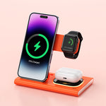 3 IN 1 15W Wireless Charging Charger Magnetic Desktop Night Light Iwatch Fast Charging Stand Gift Customization Heritage cosmetics and beauty care