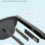 Intelligent Bluetooth Glasses Air Conduction - Heritage cosmetics and beauty care