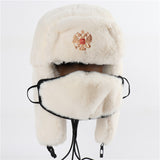 Ushanka Men And Women Imitation Rabbit Fur Outdoor Earmuffs Hat - Heritage cosmetics and beauty care