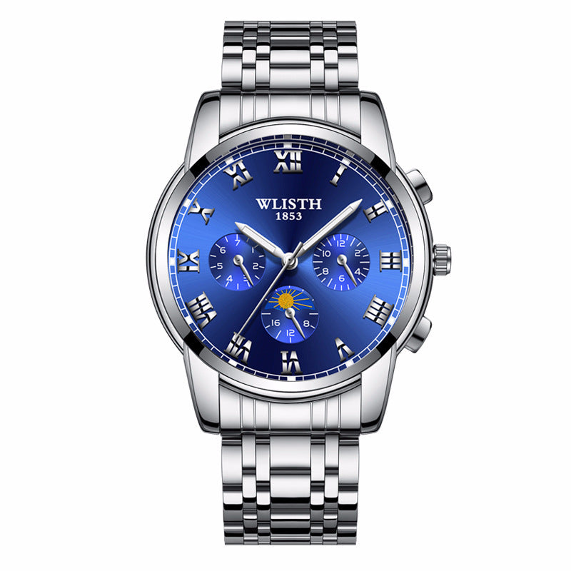 Watches Male Business Nightlight Watch Waterproof Watch - Heritage cosmetics and beauty care