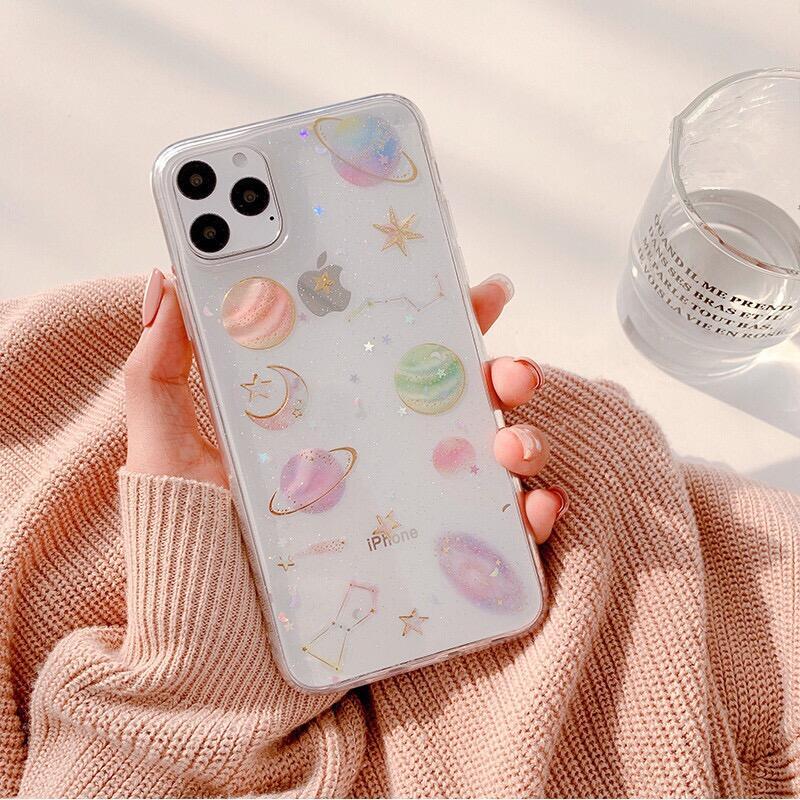 Starry Sky Shining Powder Drops Glue Mobile Phone Case Heritage cosmetics and beauty care