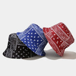 Bandana Print Bucket Hats With Multiple Colorways - Heritage cosmetics and beauty care