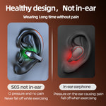 Ear Clip Bone Conduction Headphone Bluetooth 5.2 HIFI Wireless Earphone Touch Handsfree Sports Noise Cancelling Headset With Mic Heritage cosmetics and beauty care