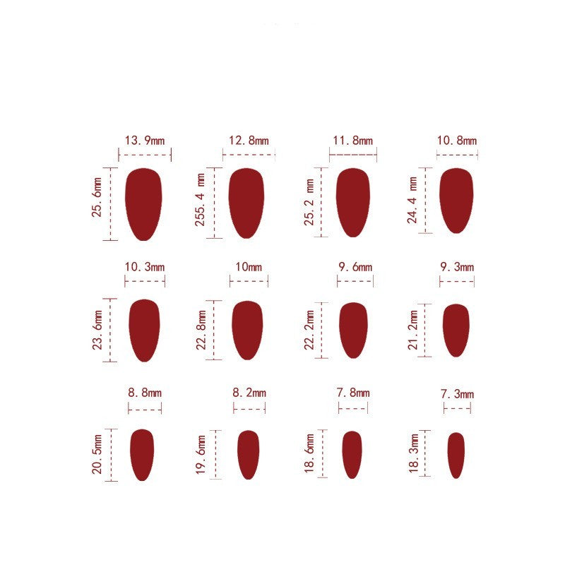 Cat's Eye Nail Patch Red Solid Color - Heritage cosmetics and beauty care