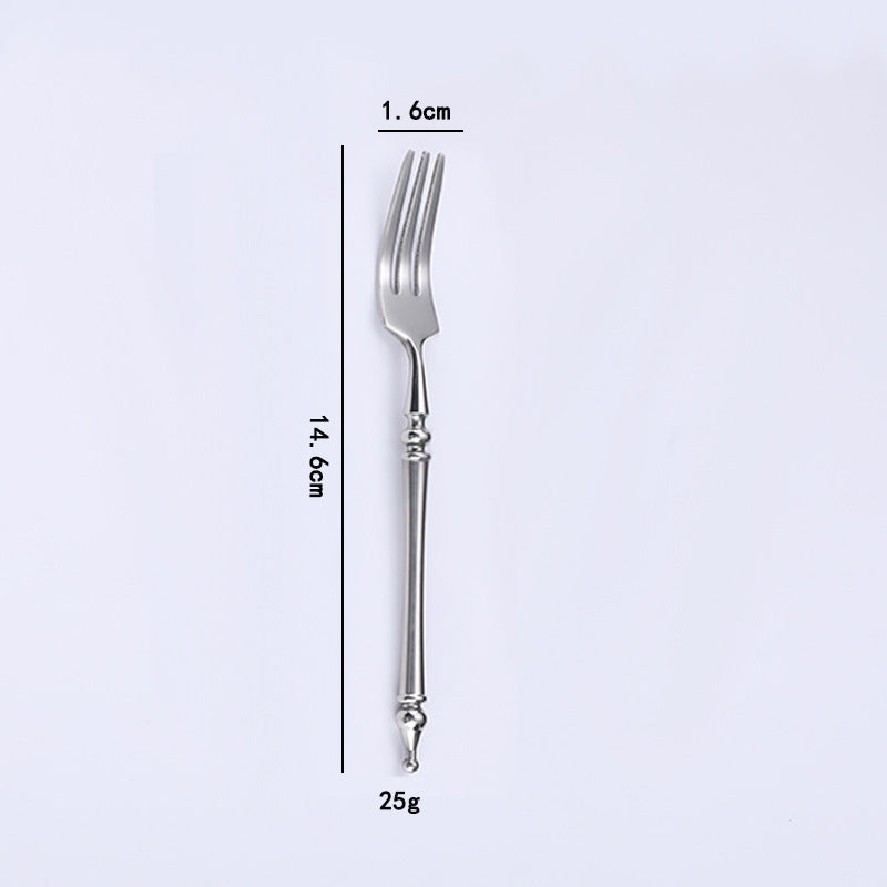 Stainless Steel Tableware Western Food Knife Fork Spoon Steak Knife Tableware - Heritage cosmetics and beauty care