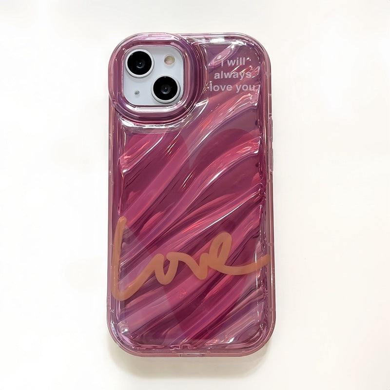 Fashion Laser Love Phone Case Heritage cosmetics and beauty care