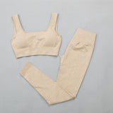 Sports seamless fitness bra set - Heritage cosmetics and beauty care