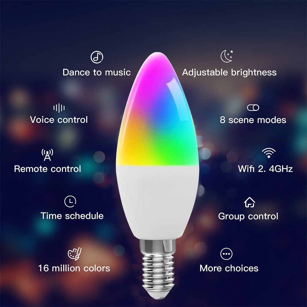 WiFi Smart Candle Light Graffiti - Heritage cosmetics and beauty care