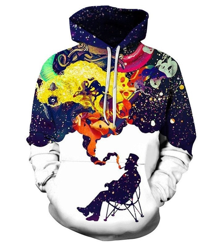 D Digital Printing Men's And Women's Hooded Sweaters Men's And Women's Sweaters Proofing Hoodies Heritage cosmetics and beauty care