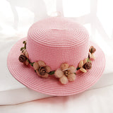 Women's Sun Garland Beach Outdoor Top Hat Sun Protection - Heritage cosmetics and beauty care