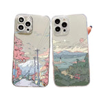 Transparent Mobile Phone Case With Mountain Illustration Heritage cosmetics and beauty care