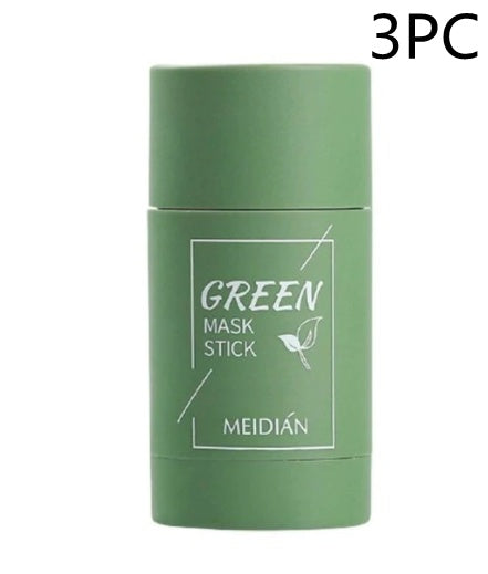 Cleansing Green Tea Mask Clay Stick Oil Control Anti-Acne Whitening Seaweed Mask Skin Care - Heritage cosmetics and beauty care