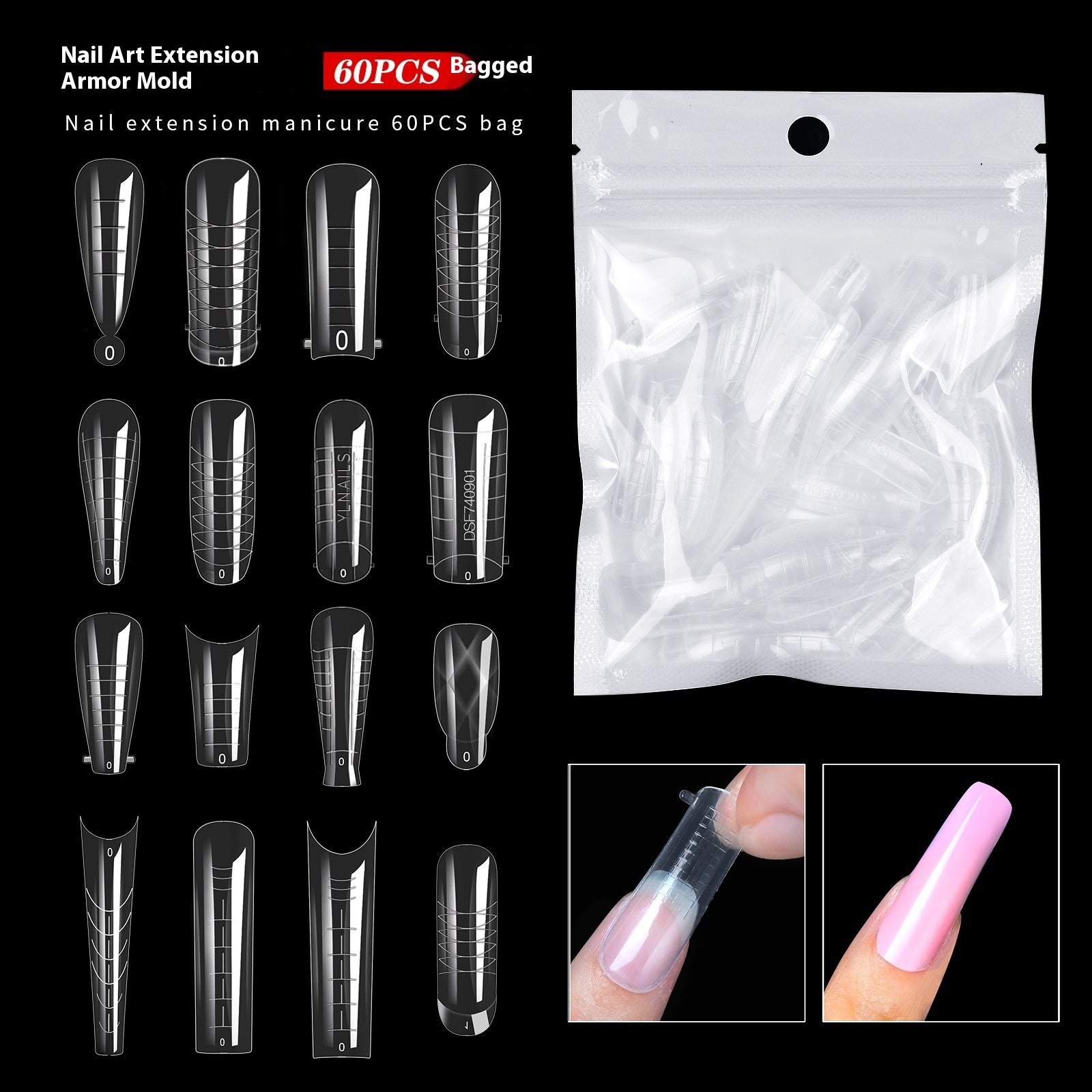 Nail Beauty Mold Crystal Extension No Paper Tray Fast Phototherapy - Heritage cosmetics and beauty care