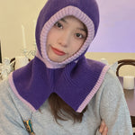 Women's Warm Knitted Hooded Scarf - Heritage cosmetics and beauty care