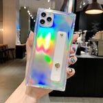 Square Transparent TPU Laser Cardboard Phone Case Heritage cosmetics and beauty care