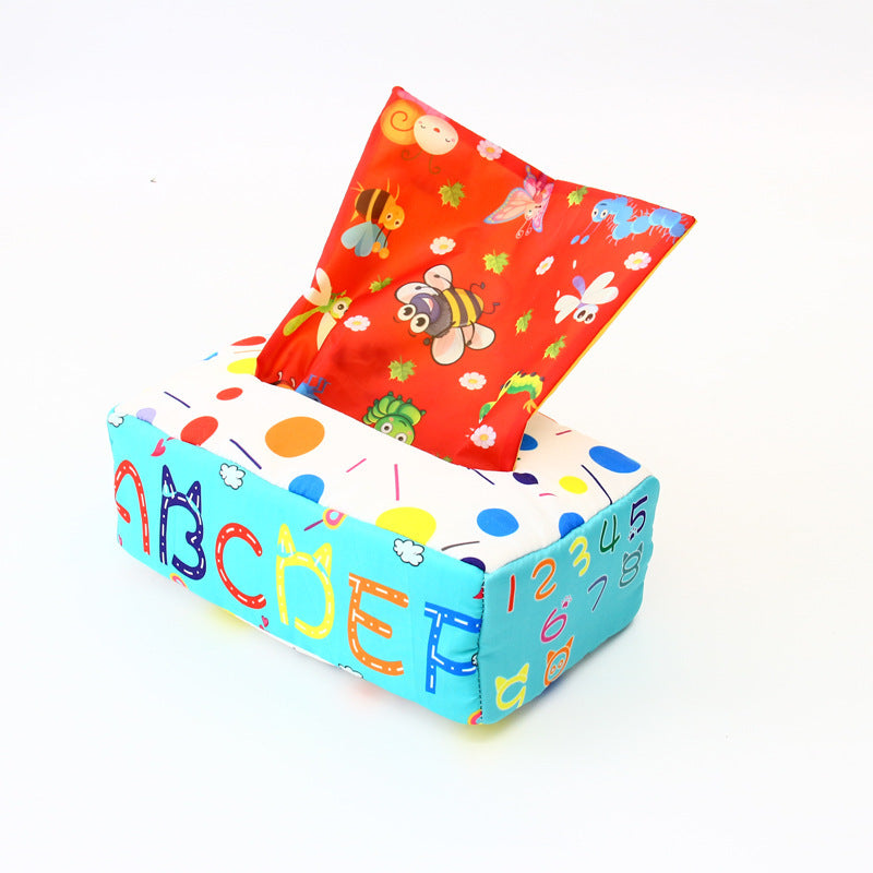 Children's Toy Paper Box Soothing Fabric Paper Toy Baby Tissue Box - Heritage cosmetics and beauty care