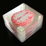 Creative Floral Brain Slices Acrylic Coasters Party Favors - Heritage cosmetics and beauty care