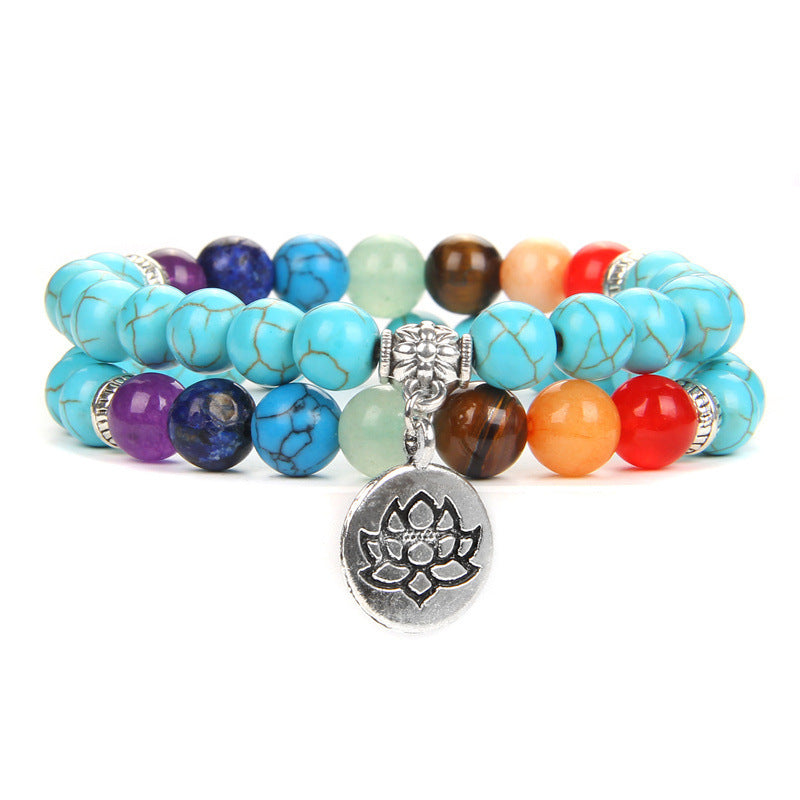 Seven Chakra Yoga Energy Bracelets - Heritage cosmetics and beauty care