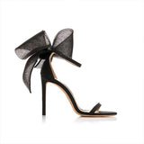 Asymmetrical Open-toe Stiletto Heels - Heritage cosmetics and beauty care