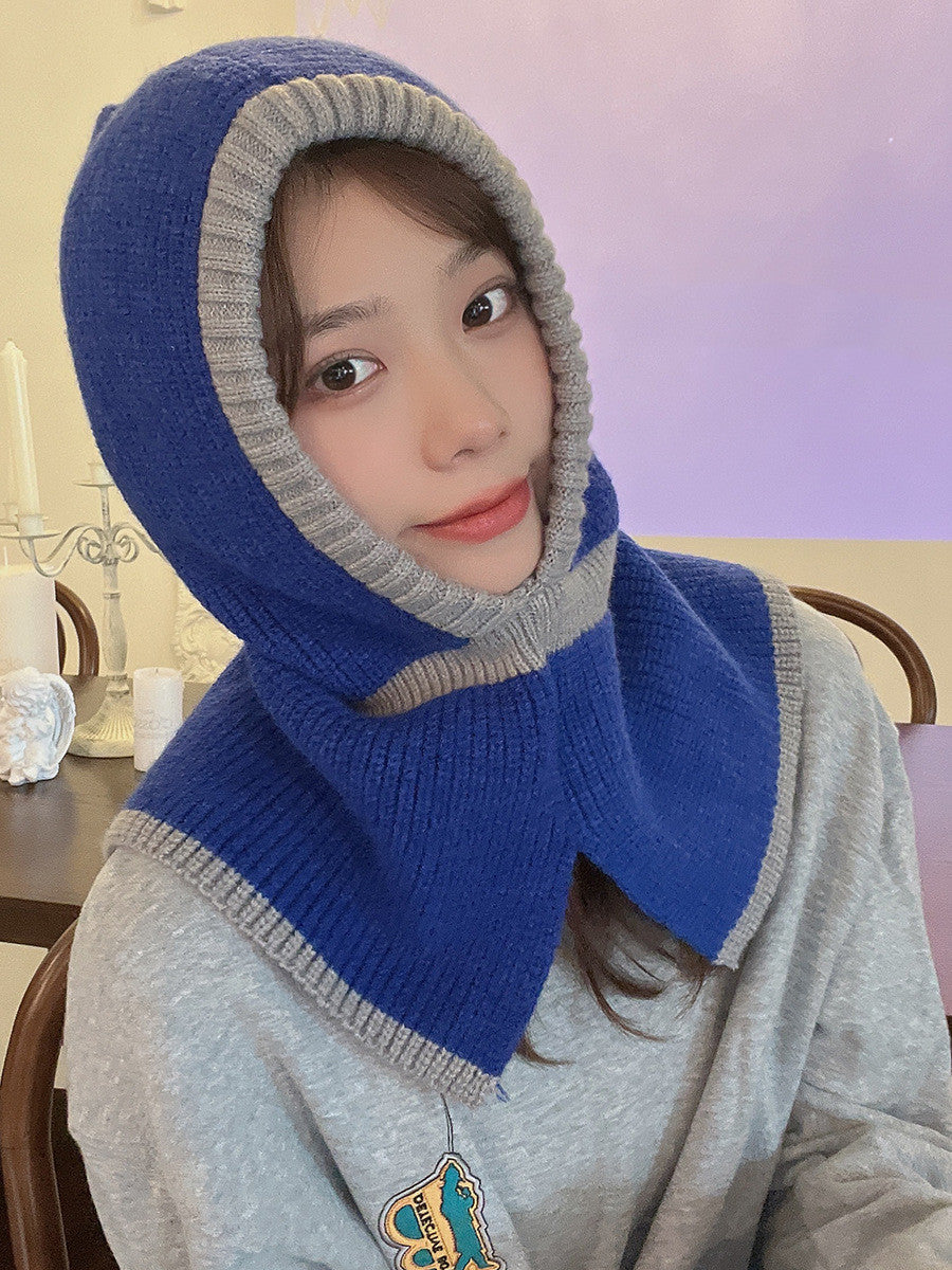 Women's Warm Knitted Hooded Scarf - Heritage cosmetics and beauty care