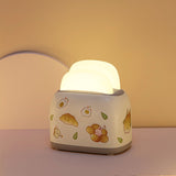 Toaster Small Night Light Cute USB Girl Heart Heritage cosmetics and beauty care