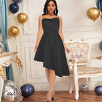 Sexy Bra No Sleeve High Waist Asymmetric Hem Women''s Dress Party Dresses Heritage cosmetics and beauty care