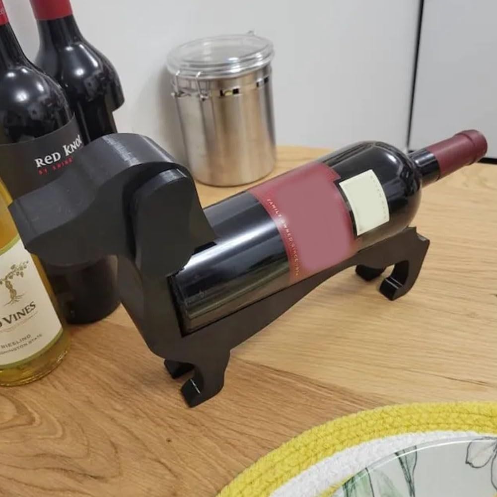 Simple And Creative Home Sausage Dog Wine Bottle Rack Kitchen Gadgets - Heritage cosmetics and beauty care