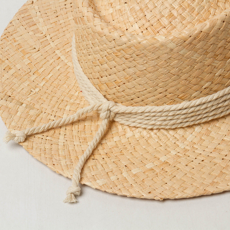 Tourist Beach Sun Protection Sunshade Straw Hat - Heritage cosmetics and beauty care