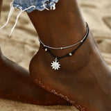 Sun Pendant Anklets Women New Stone Beads Shell Anklet - Heritage cosmetics and beauty care