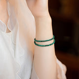 3mm Malachite Green  Bracelets Mall Crystal - Heritage cosmetics and beauty care