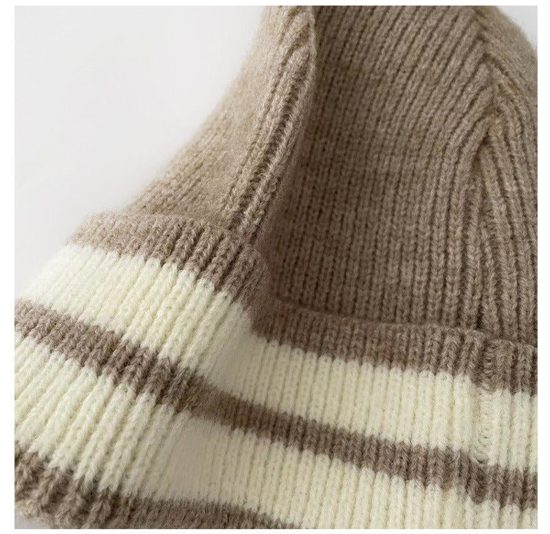 Striped Knitted Wool Hats For Both Men And Women - Heritage cosmetics and beauty care