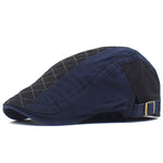 Cotton Washed Cotton Cap Plaid Embroidery Advance Hats Spring - Heritage cosmetics and beauty care