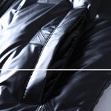 Fashion Personality Male Glossy Down Jacket