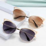 Cat Eye Sunglasses European And American Style Sunglasses Colorful Metal Frame - Heritage cosmetics and beauty care