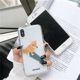 Cute Cartoon Corgi Dog Silicone Phone Case Heritage cosmetics and beauty care