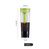 Cold Brew Coffee Maker Refrigerator Sealed Tea Separator Heritage cosmetics and beauty care