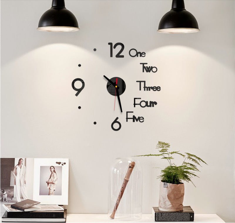 Wall Clock Diy Clock Mute Clock Sticken On The Wall - Heritage cosmetics and beauty care