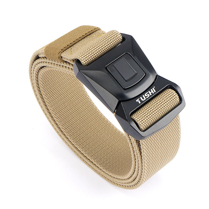 Quick Release Release Buckle Tactical Nylon Stretch Belt - Heritage cosmetics and beauty care