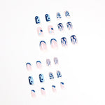 Blue Flame Yin And Yang Love Wear Armor Nail Stickers - Heritage cosmetics and beauty care